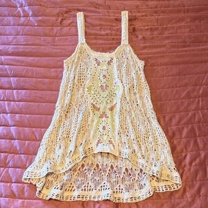 Free People Textured Knit with Colorful Accents